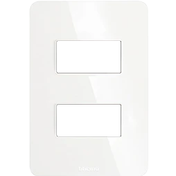 Placa De Resina Blanco 2 Modulos Ja4803M2Jwq