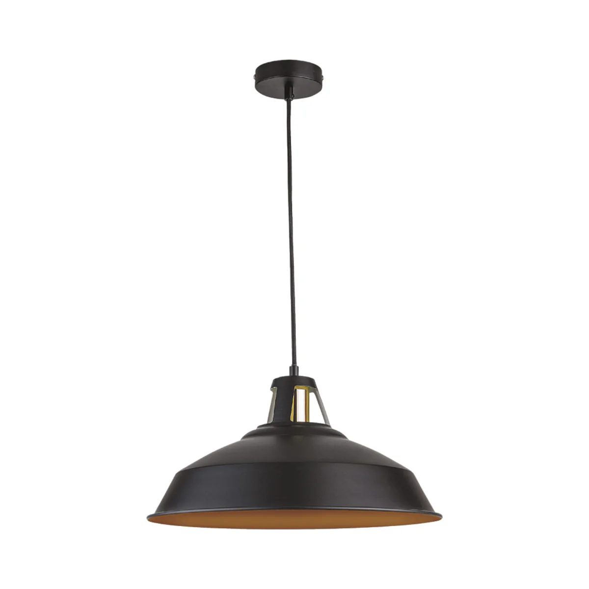 Luminaria Suspendida Agora Negro Mate 060W 100-240V E27 60Ctl1300Mvn - Image 3
