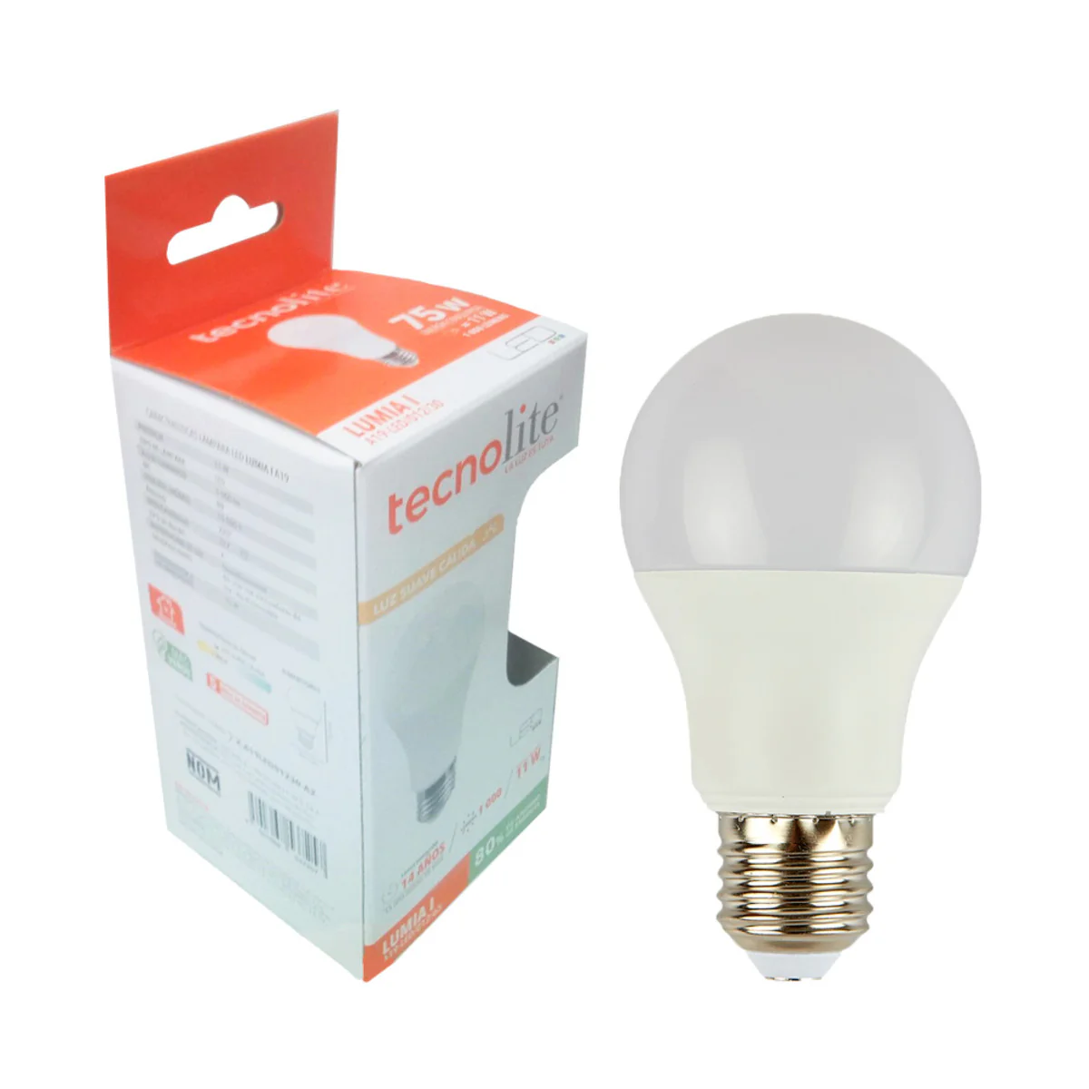 Foco Led A19 011W 100-240V E27 30K A19-Led/012/30 - Image 2