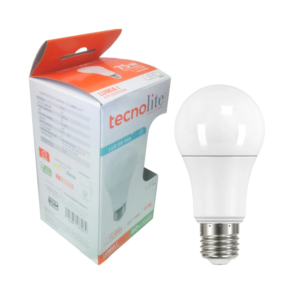 Foco Led A19 011W 100-240V E27 65K A19-Led/012/65 - Image 2