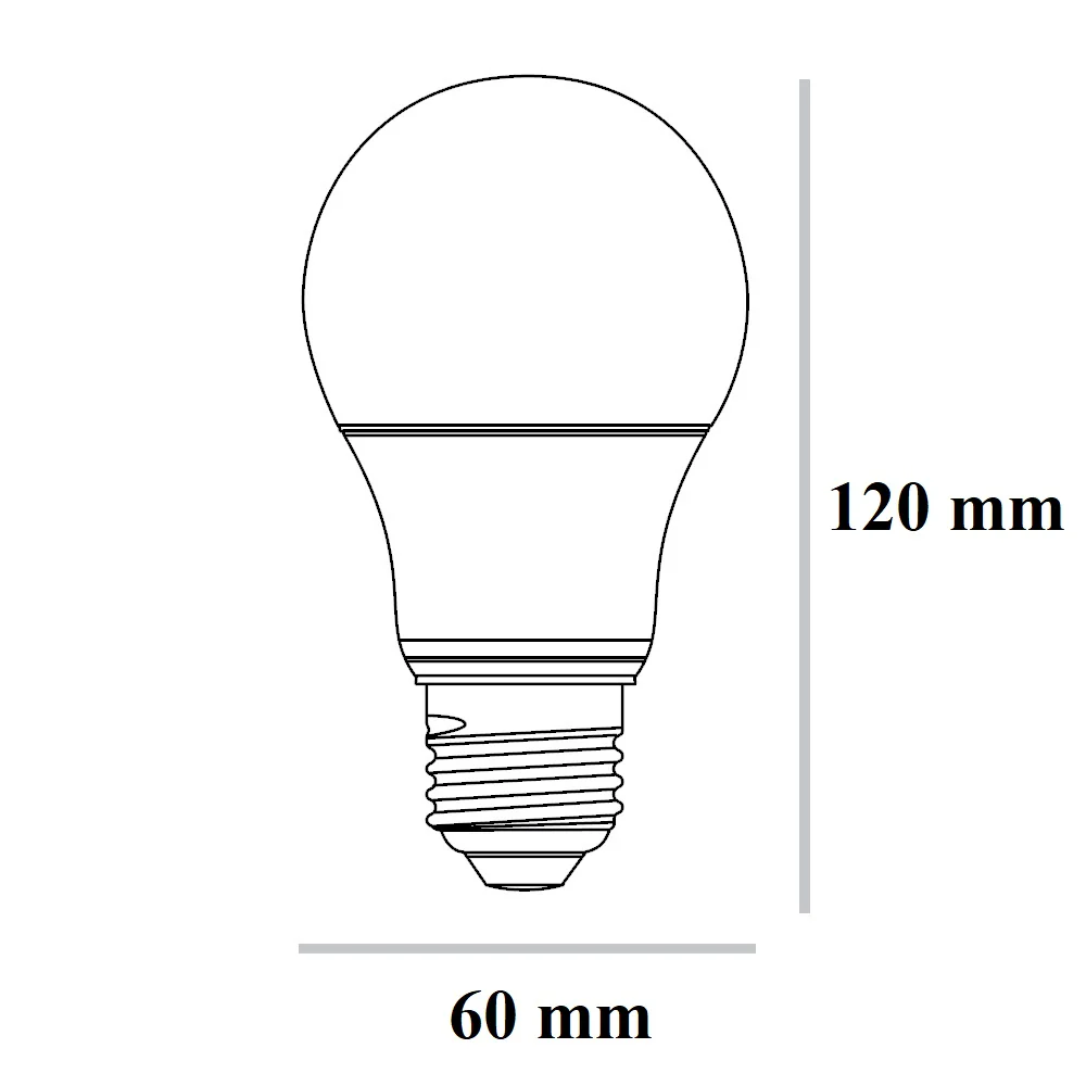 Foco Led A19 011W 100-240V E27 65K A19-Led/012/65 - Image 6