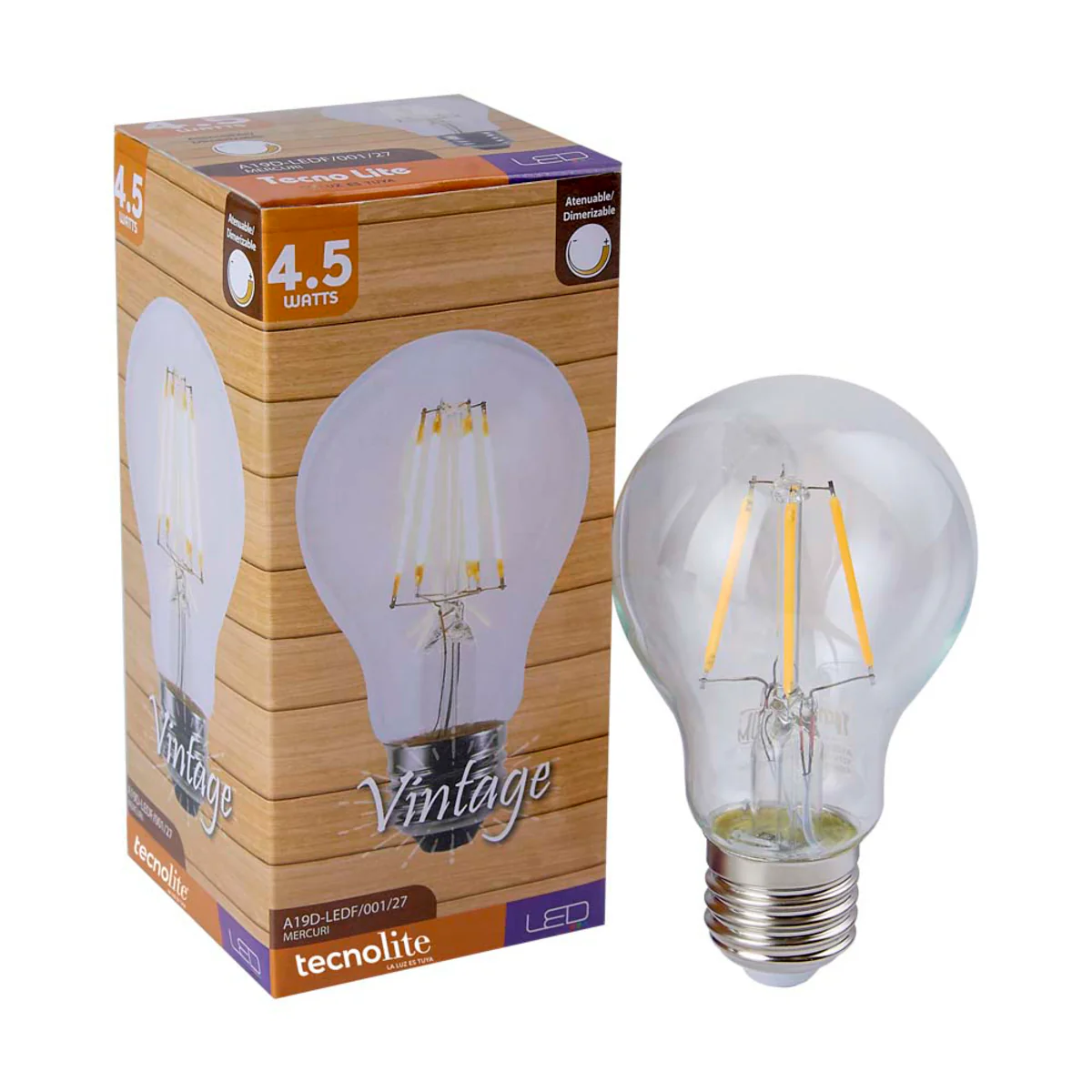 Foco Led A19 4.5W 127V E27 27K A19D-Ledf/001/27 - Image 2
