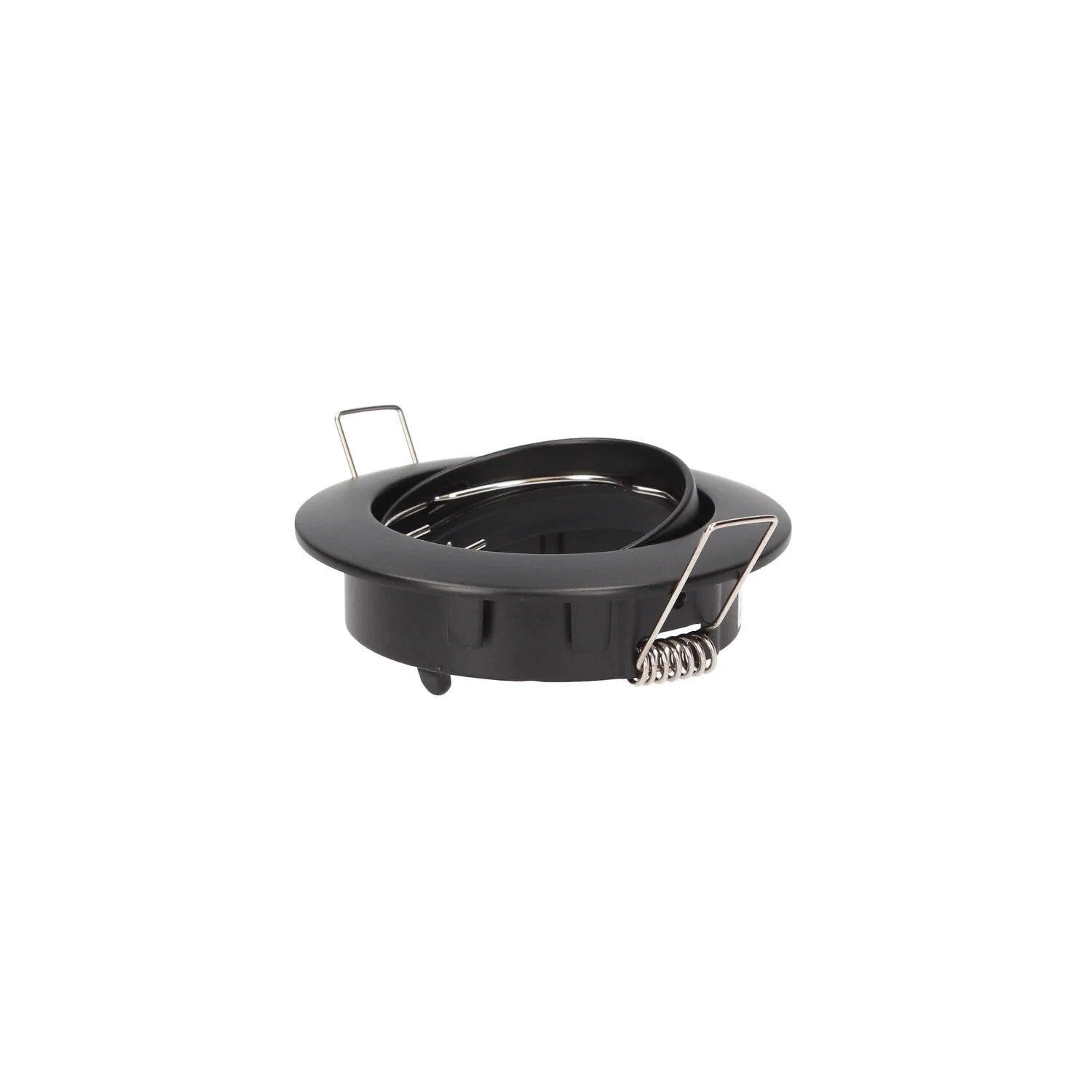 Base Empotrable para Spot MR16 Dirigible Color Negro