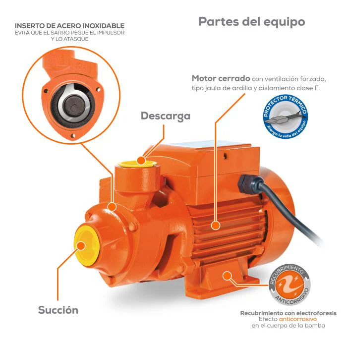 Bomba Periférica Evans Doméstica 1/2 Hp Pg4227 - Image 3