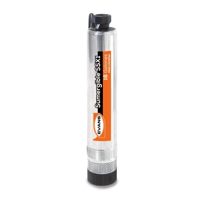Bomba Sumergible Evans Acero Inoxidable 1/2Hp 110V 60L/Min Pg4747