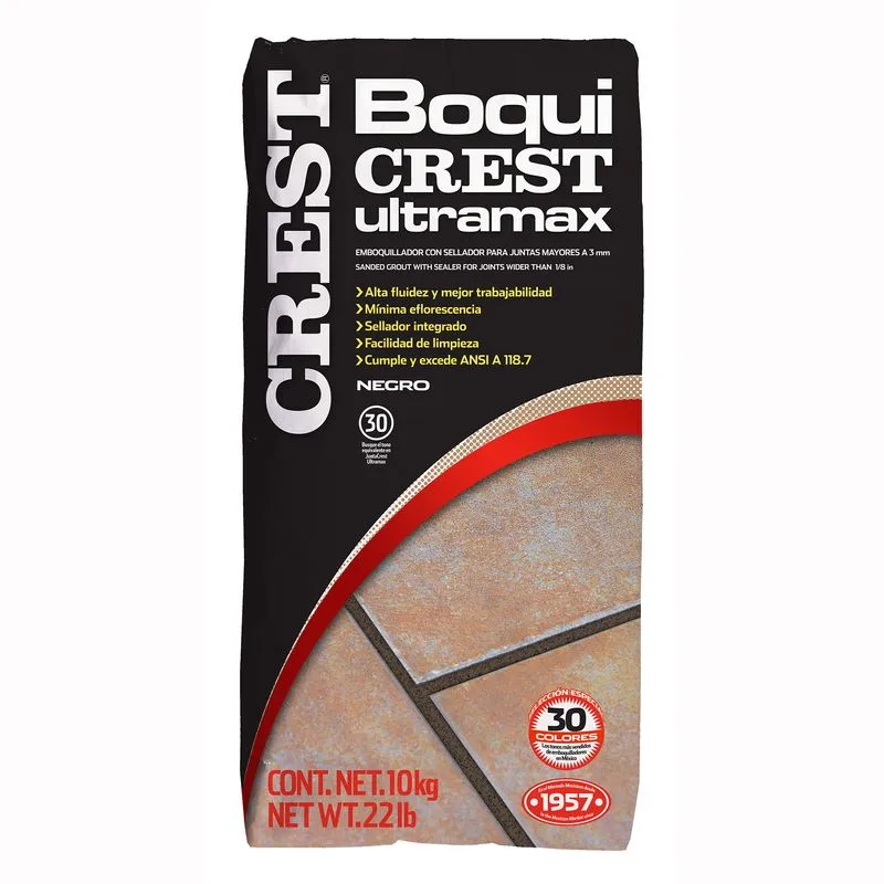 Boquicrest Ultramax Negro 10 Kg Pr2250
