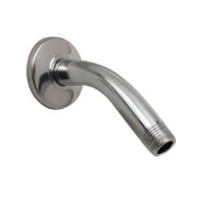 Brazo Para Regadera Y Chapetón De Acero Inoxidable Acabado En Cromo 45B Pv6011