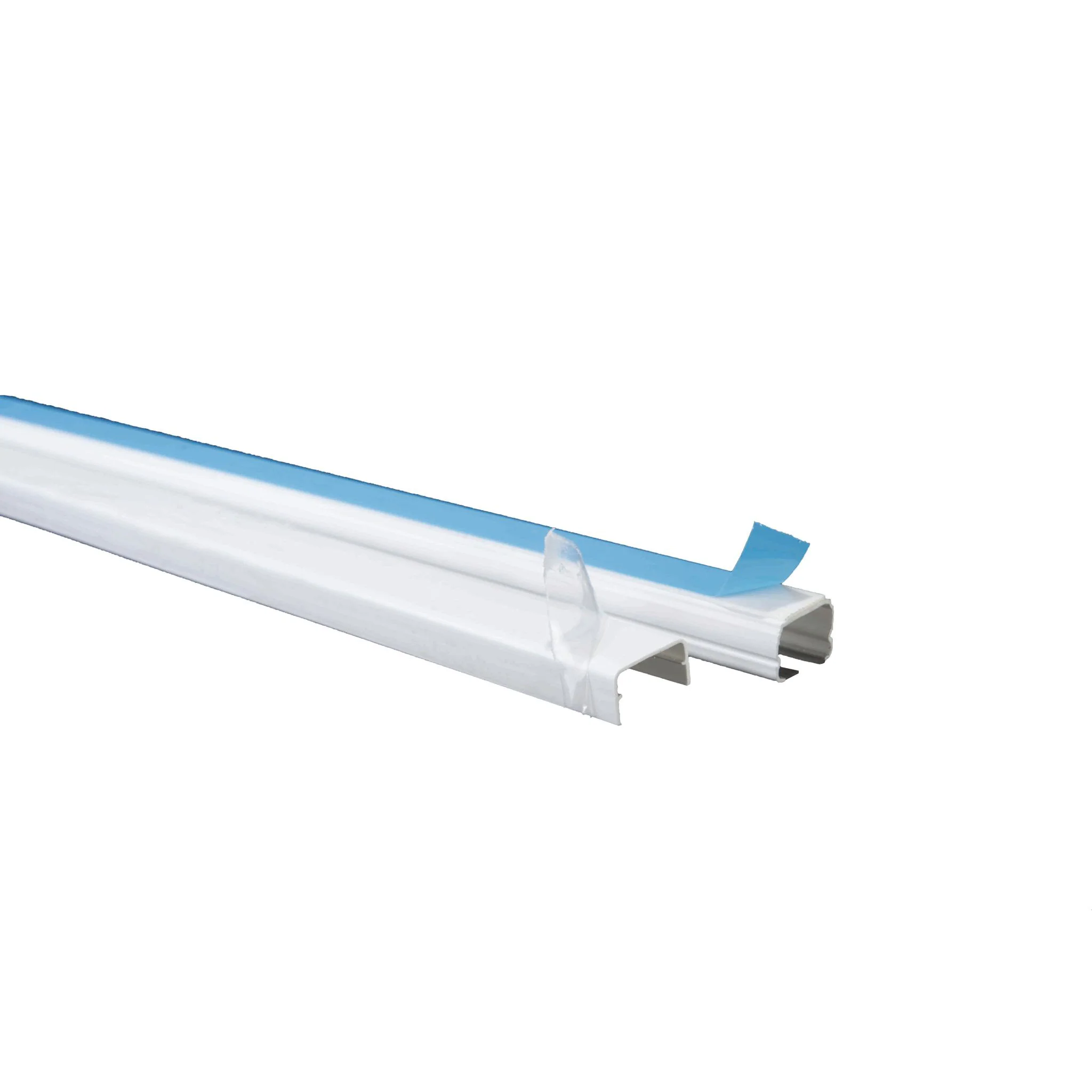 Canaleta 20X12Mm 2Mts Con Adhesivo Y Retenedor Blanco Ed3205