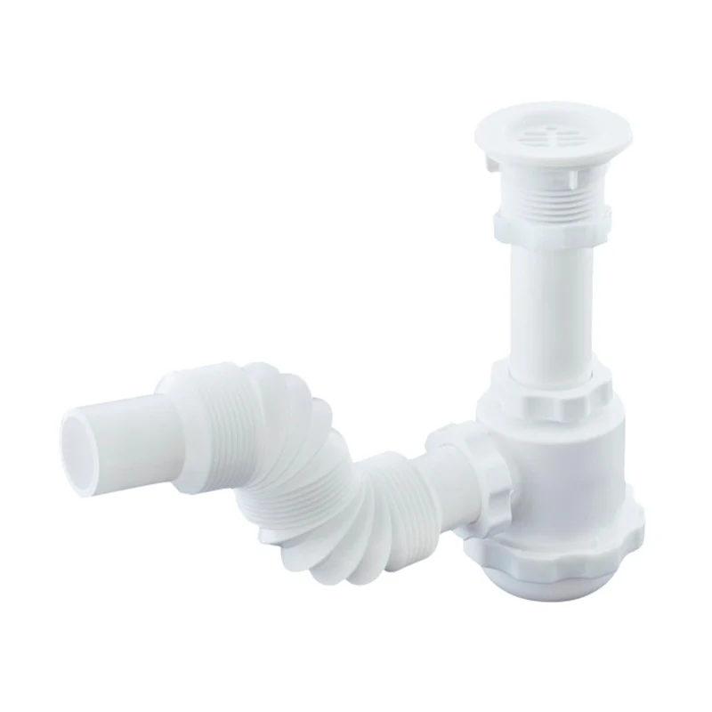 Cespol Flexible Con Bote Grande Para Fregadero Con Rejilla, Modelo 3732, Urrea - Image 3