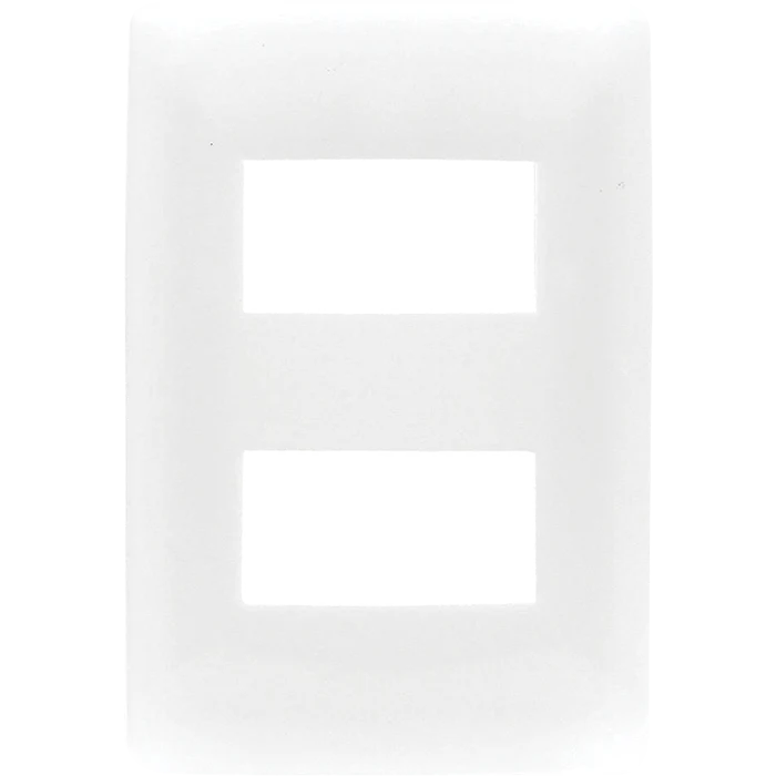 Placa 2 Modulos Cien Blanco Ci0-Pla02-Bla