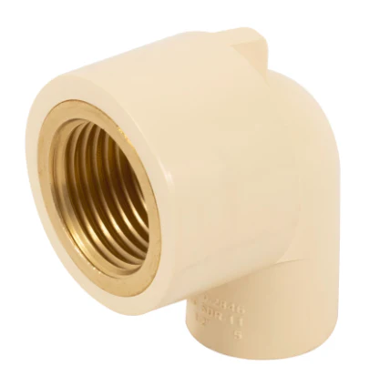 Codo De Cpvc 90° Con Inserto Metálico Truper 1821884