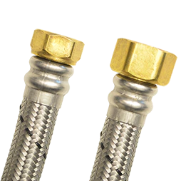 Conector Flexible Para Boiler Ab-D80 | Acero Inoxidable | 80 Cm | ¾ X ½ Fip