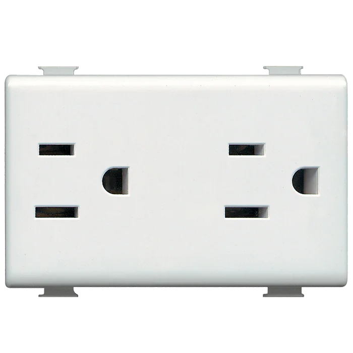 Contacto Duplex 2P+T 15A 127/250V 3 Módulos Ec4808Mx