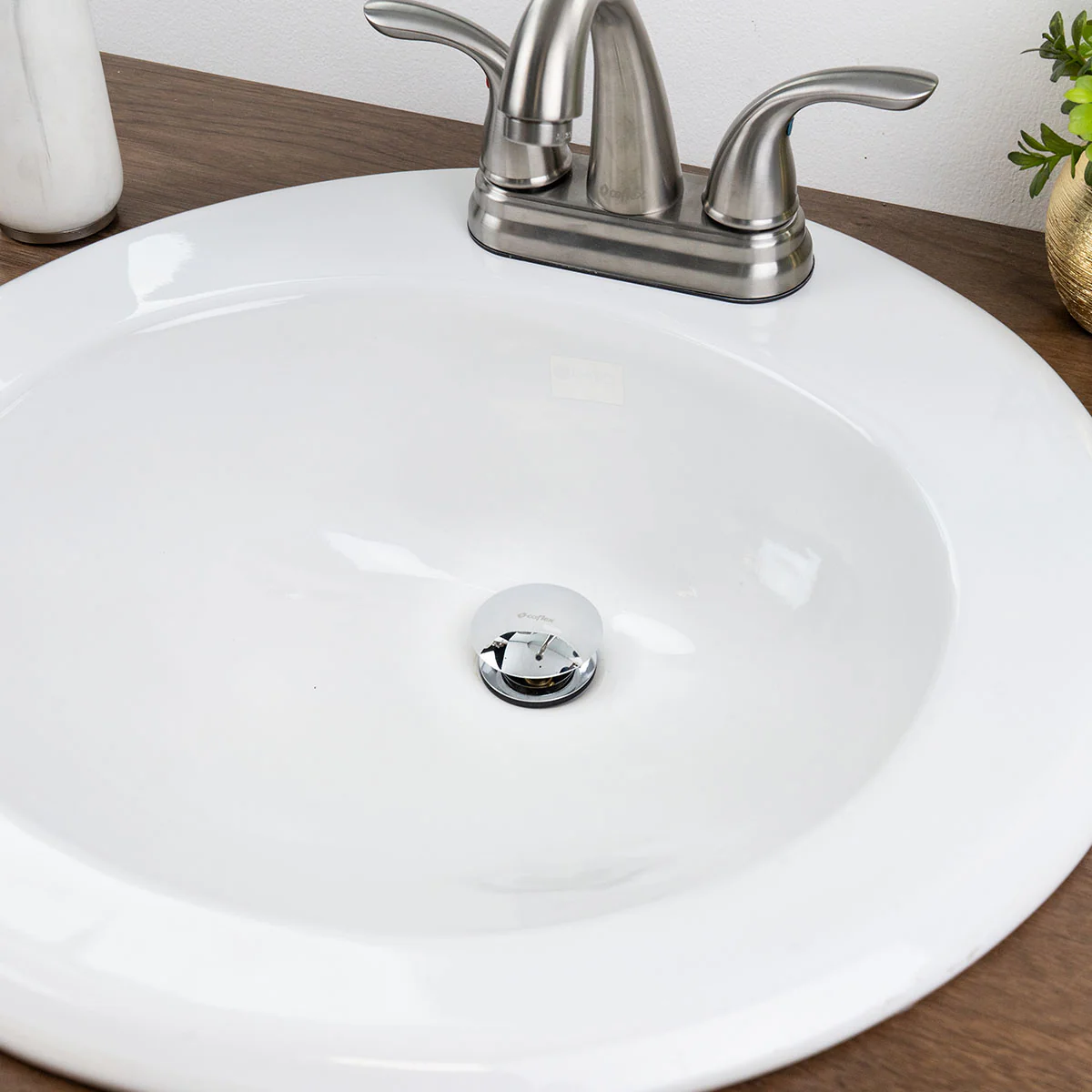 Contracanasta Para Lavabo De Latón Push Cromado 2'' Ph-220 Pg0716 - Image 8