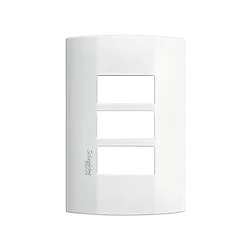 Placa 2Modulos Marisio Blanco Mwd130617223