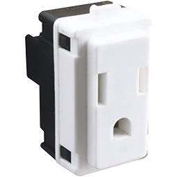 Toma de corriente 2P+T Blanco Marisio Mwd130097831 15A 127V