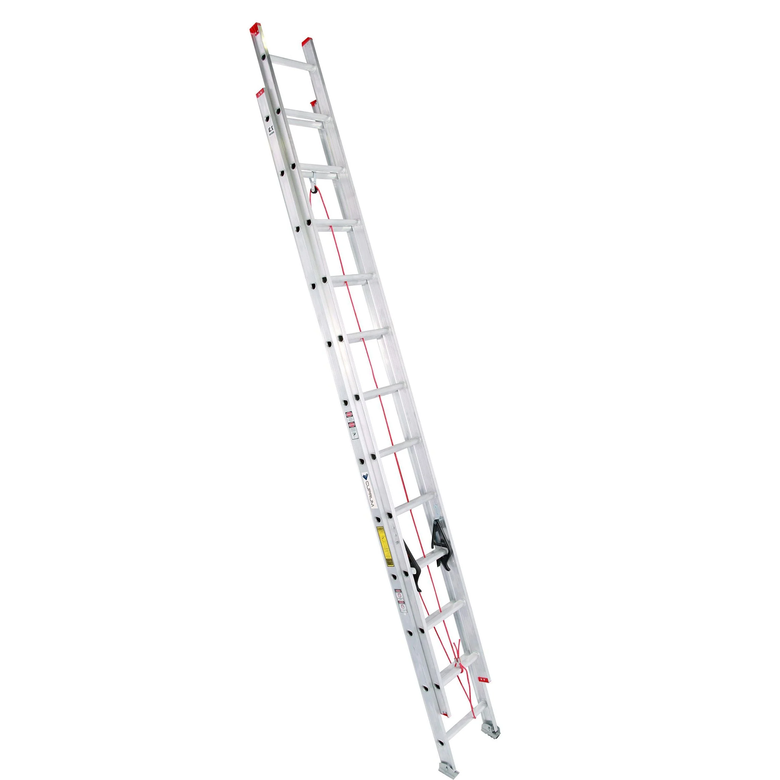 Escalera Extensible Cuprum De Aluminio 24 Peldaños Pf8547