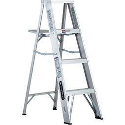 Escalera Tijera Doméstica De Aluminio Cuprum 608-04N 3 Peldaños