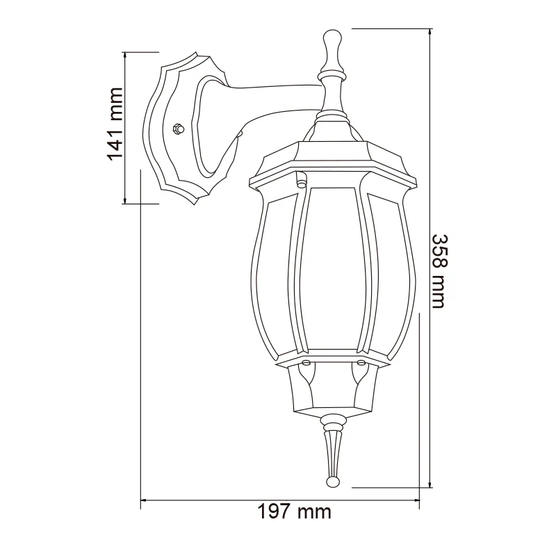 Farol Salermo I Bco 60W E27 Ftl-6002D/B - Image 6