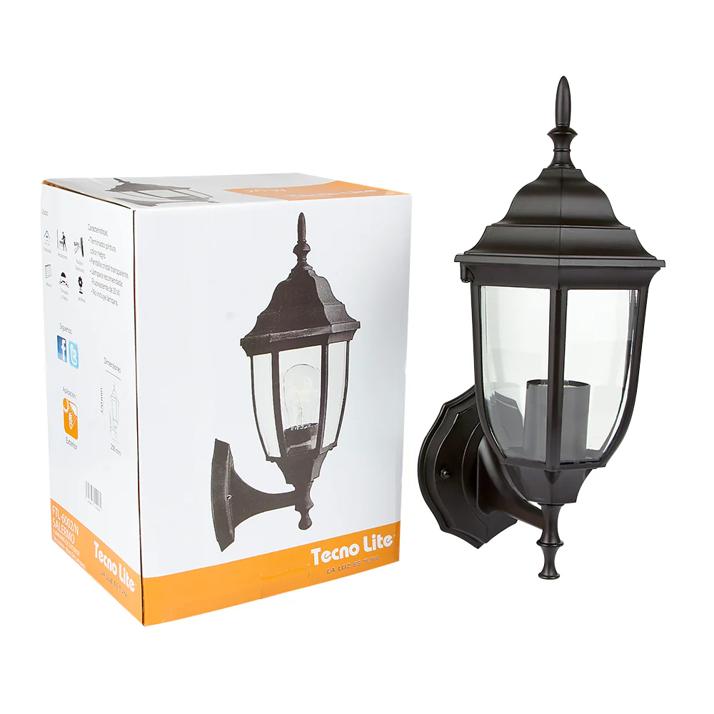 Farol Salermo Negro Ed5388 - Image 2