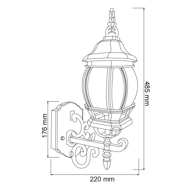 Farol Siena Bco 60W E27 Ftl-7355/B - Image 5