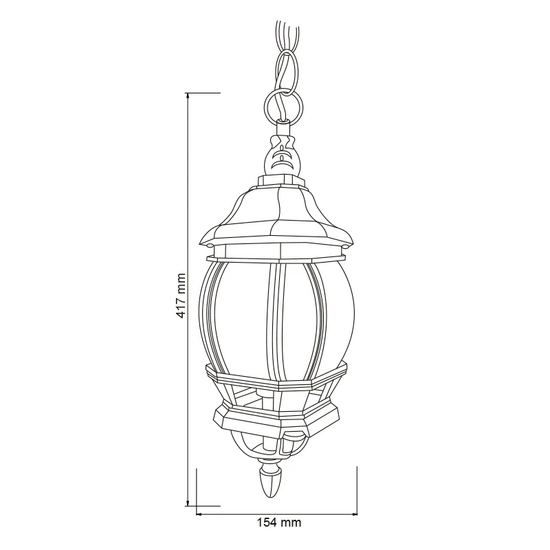 Farol Siena Colgante Negro Ed5124 - Image 6