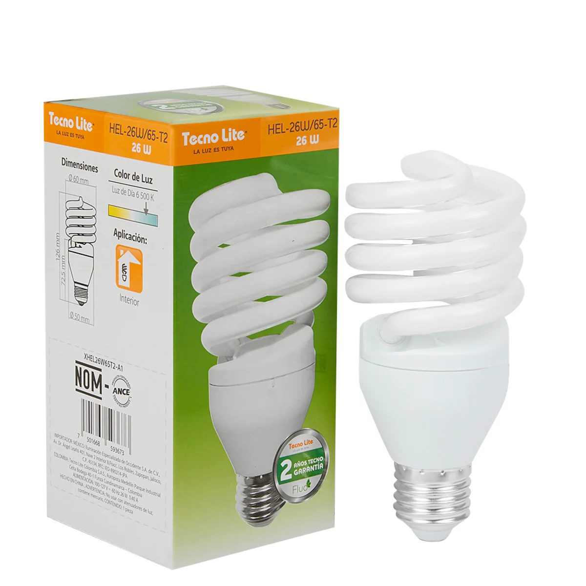 Foco Fluorescente Espiral 26W Ed5806 - Image 2
