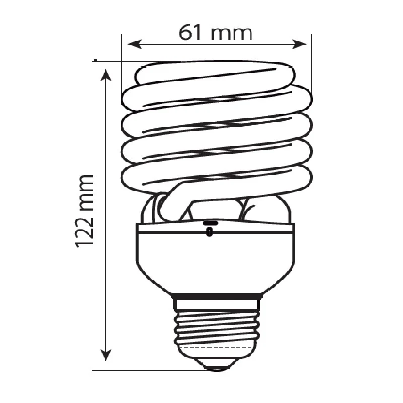 Foco Fluorescente Espiral 26W Ed5806 - Image 6