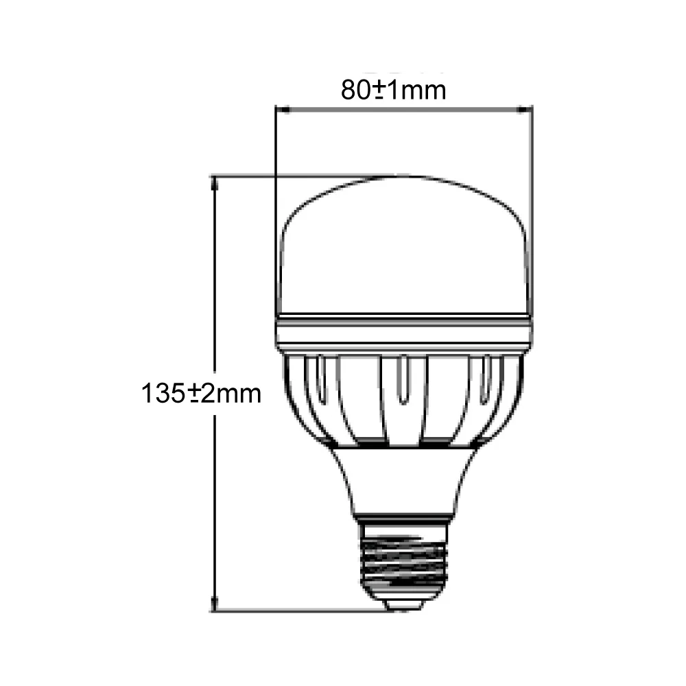Foco Led De Alta Potencia 20W 6500K E27 1800Lm Modelo 20Lhbledt65Mv200 - Image 6