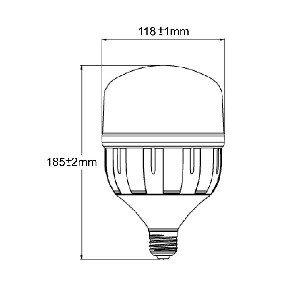 Foco Led De Alta Potencia 40W 6500K E27 3600Lm Modelo 40Lhbledt65Mv200 - Image 6