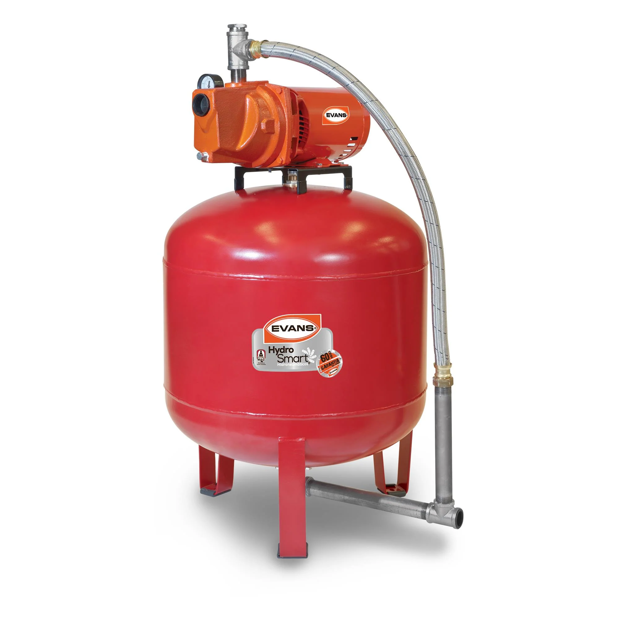 Hidroneumático De 150 Litros Con Bomba Jet De 1 Hp 110V 1-1/4'' - 1'' Pg4527