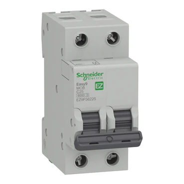Interruptor Termomagnetico Easy9 2X25A C 6Ka 230V (21863)(12995) Ez9F56225