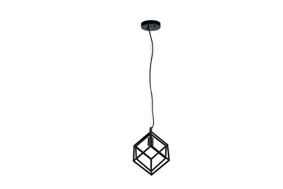 Lámpara Colgante Cubic Merak Negra 100-240V E27 - Image 3