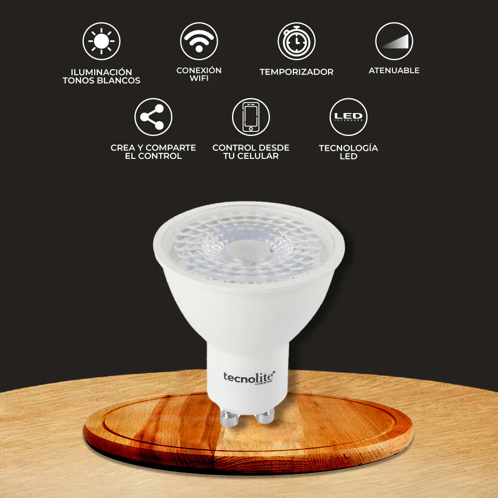 Lampara Led Gu10 5W100-127V 5Gu10Ledmv35Tcw ED6244 - Image 6
