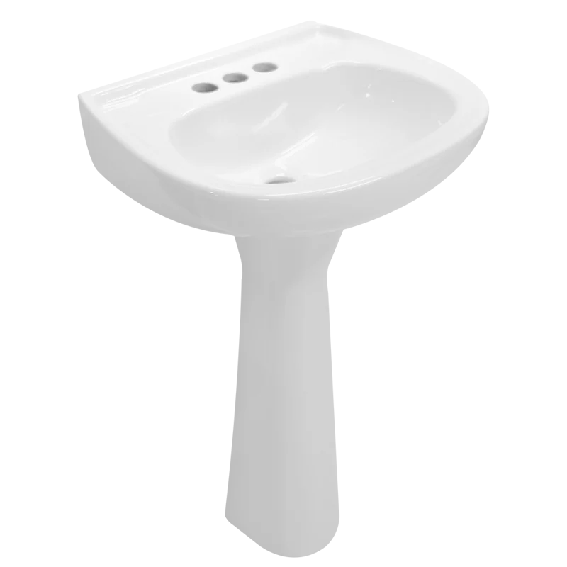 Lavabo Jazmín Blanco Cato | 4 | Cerámica Esmaltada | Para Montaje En Pared - Image 4