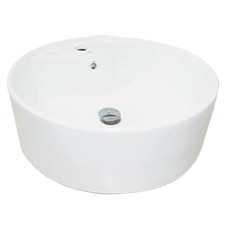 Lavabo Vita Blanco Sobreponer Con Contra 46.5 X 46.5 X 15 Cm