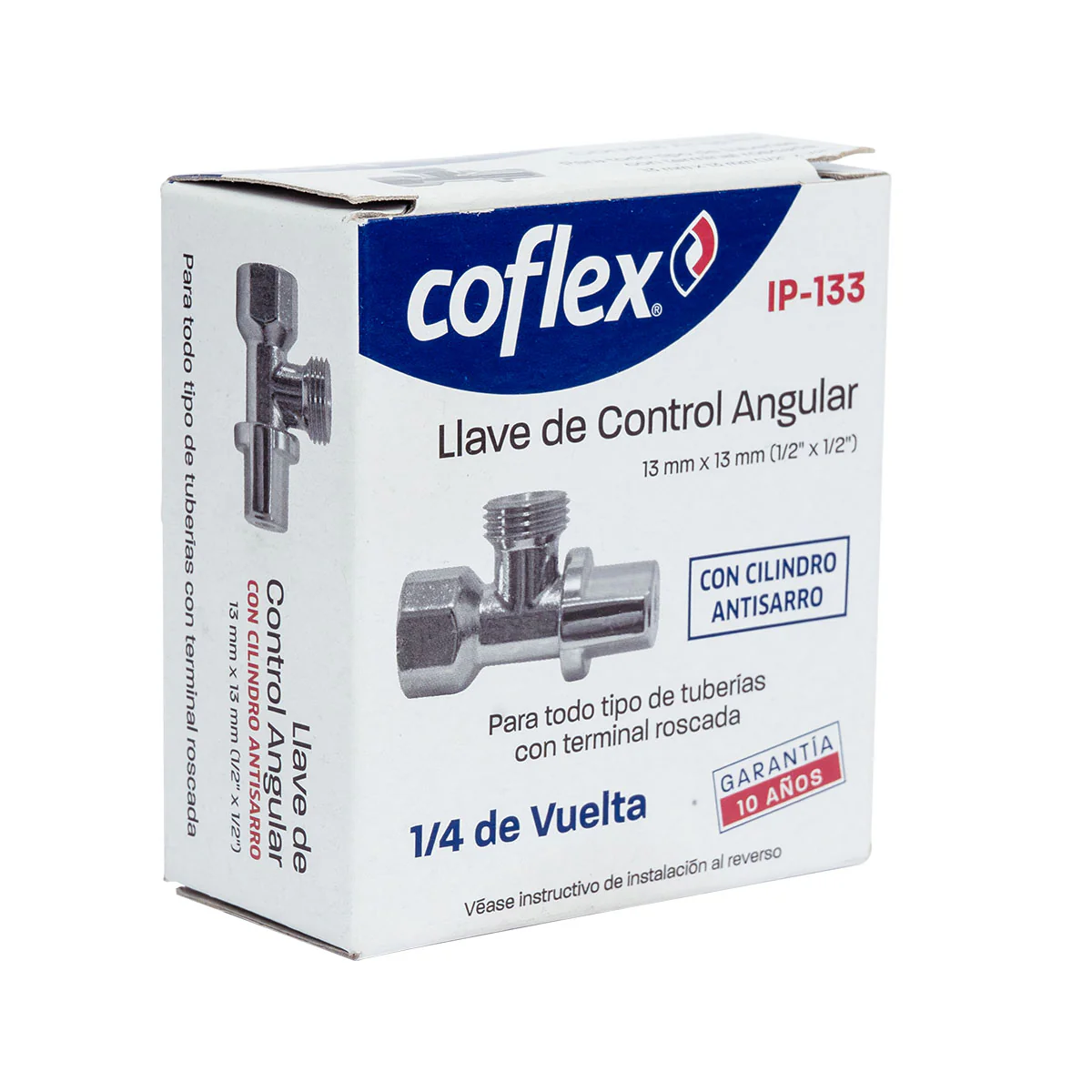 Llave De Control Angular Premium 1/4 De Vuelta, Modelo Ip-133, Coflex, Pg0792 - Image 3