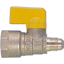 Llave De Control Para Gas Coflex Ip-200 | Recta | ½ Flar