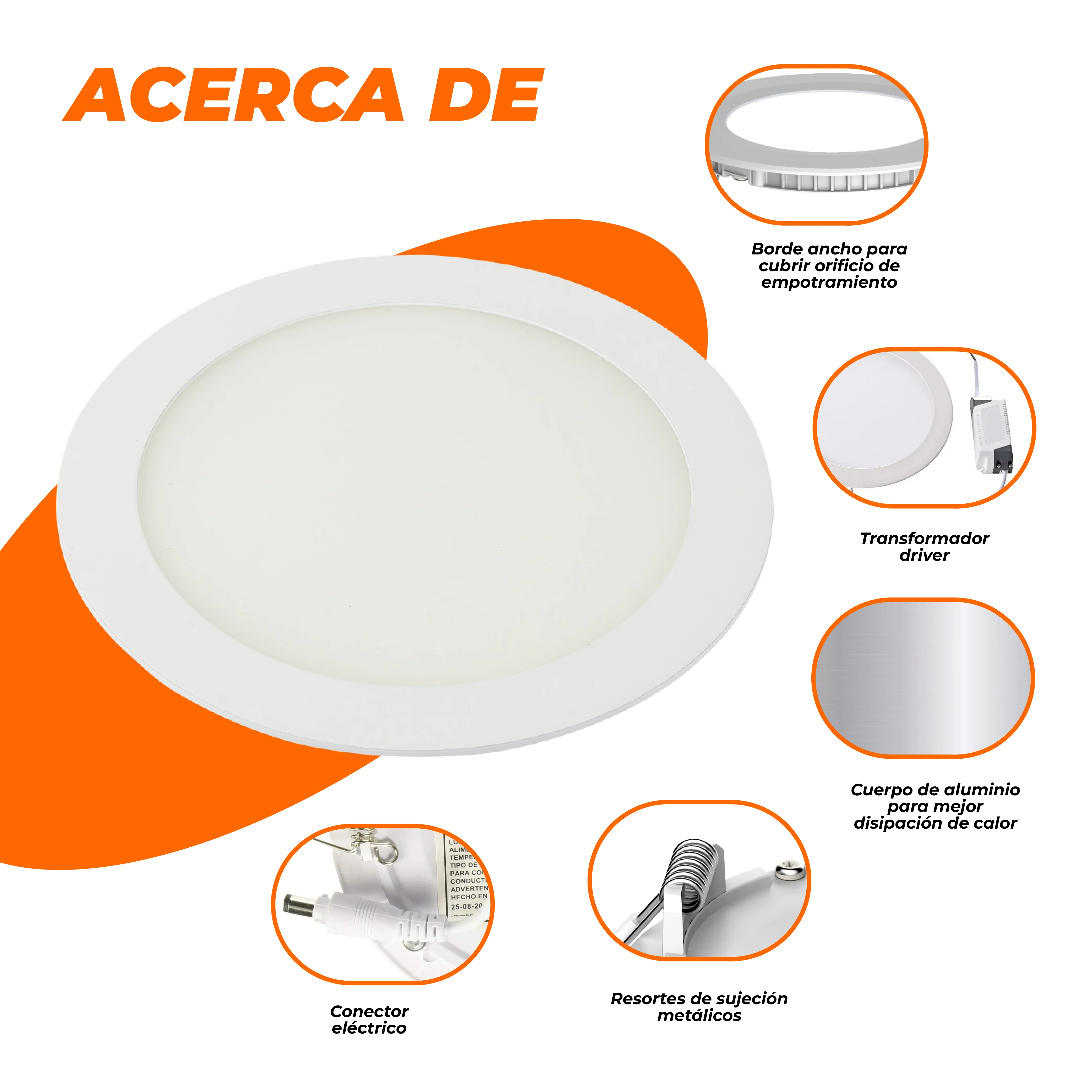 Luminaria Empotrable de Techo Bucaramanga VII LED 12W 3000K - Image 14