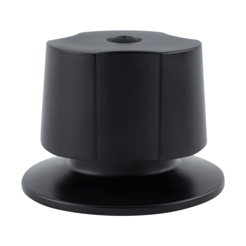 Maneral Grande para Regadera con Chapetón Negro Mate