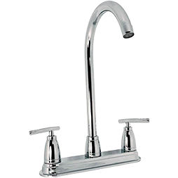 Mezcladora Fregadero Pico Abatible Con ceramica