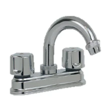 Mezcladora Para Lavabo Acabado En Cromo 4 Rugo Pv6020