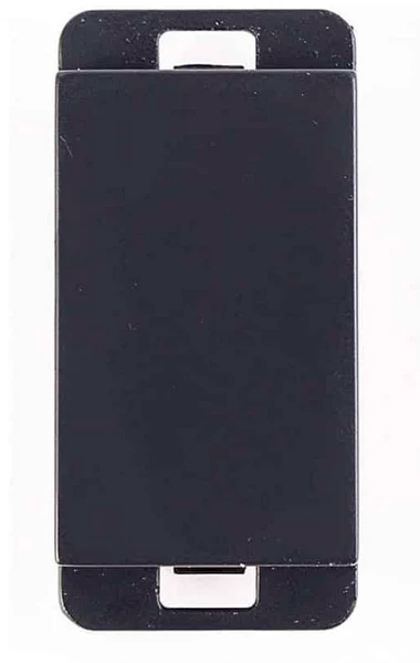 Módulo Ciego 1/3 Negro Mate Stalo Kristalo Leviton Ec7497