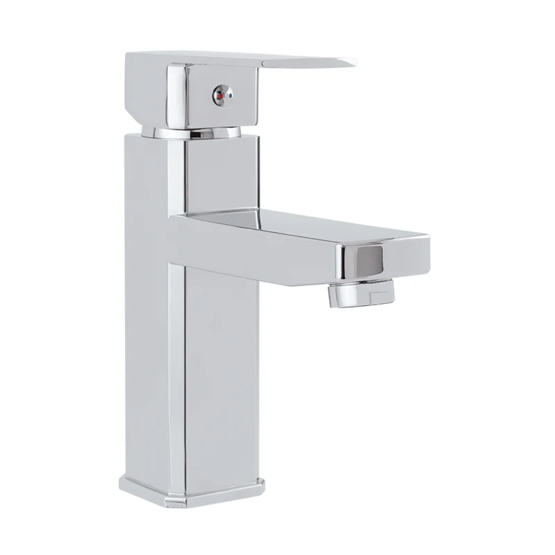 Monomando Corto Ecológico ABS para Lavabo Acabado Cromo