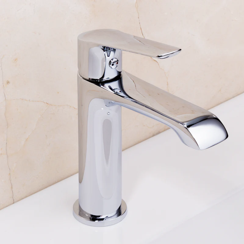 Monomando Corto Para Lavabo Lia 100Cl Acabado Cromado Pv22086 - Image 4