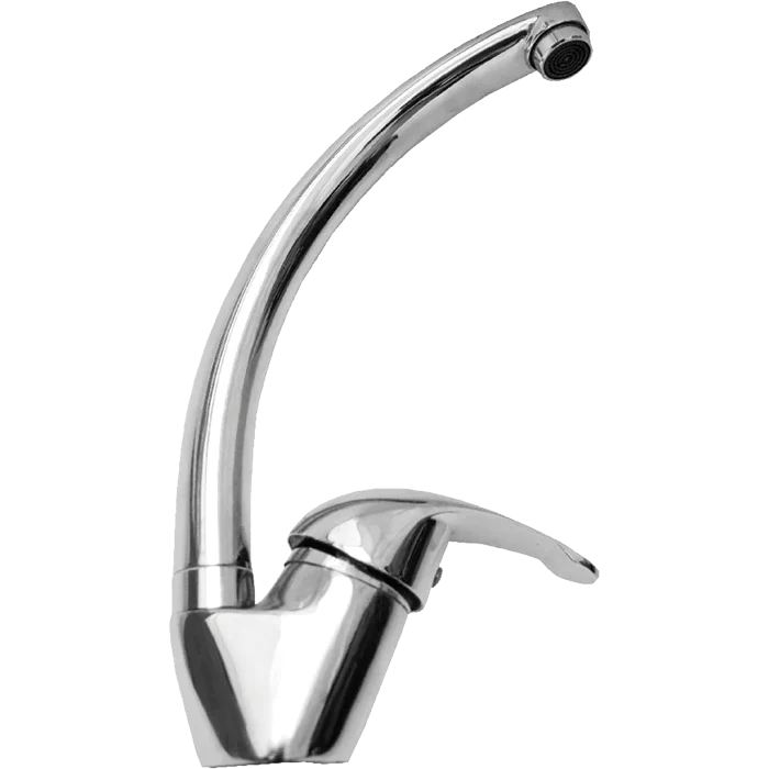 Monomando Dica 4080 Para Cocina Cuello Alto Acabado Cromo