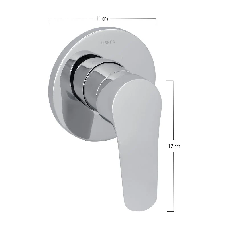 Monomando Para Regadera Lia, Modelo 102Cl, Urrea - Image 3