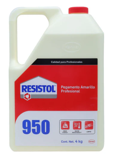 Pegamento Pva Resistol 950 Amarillo 4 Kg PG3268