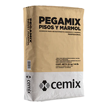 Pegamix Pisos Y Mármol Blanco 20 Kg Cemix Pr40032