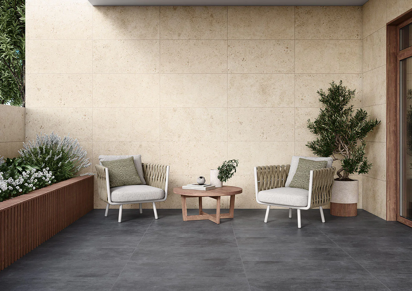 Piso Cerámico Bernal Gris 51x102 cm (Caja 2.10 m²) (Precio por metro) - Image 2